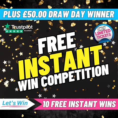 free instant win competitions uk.